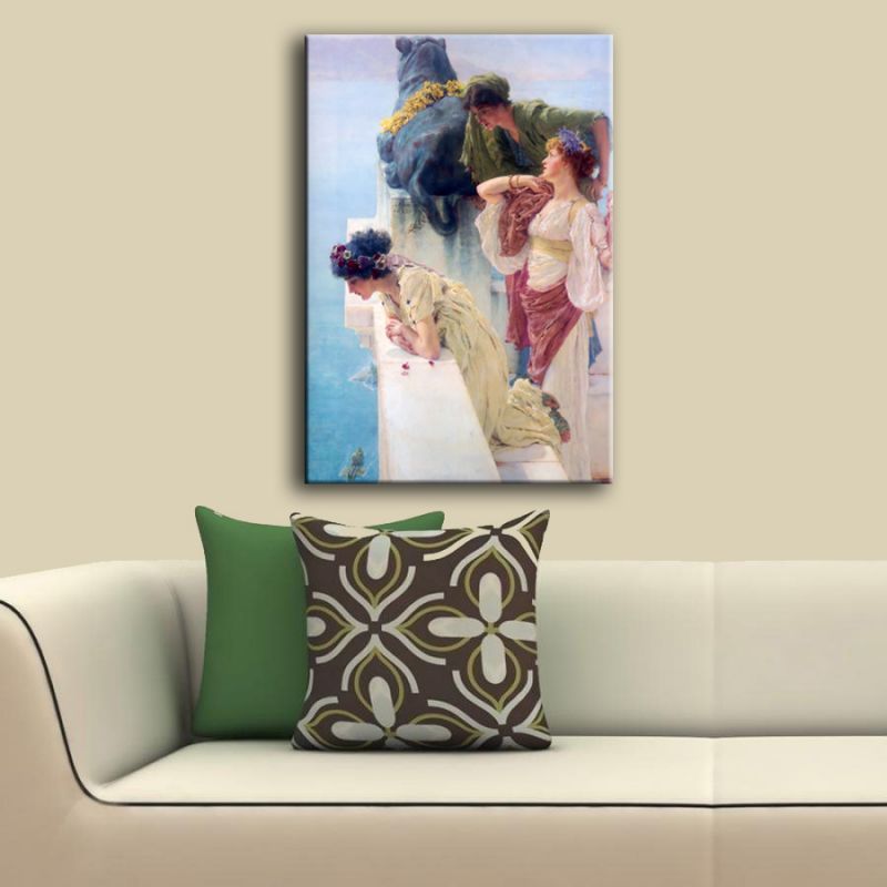 A Tadema A Coign of Vantage Kanvas Tablo
