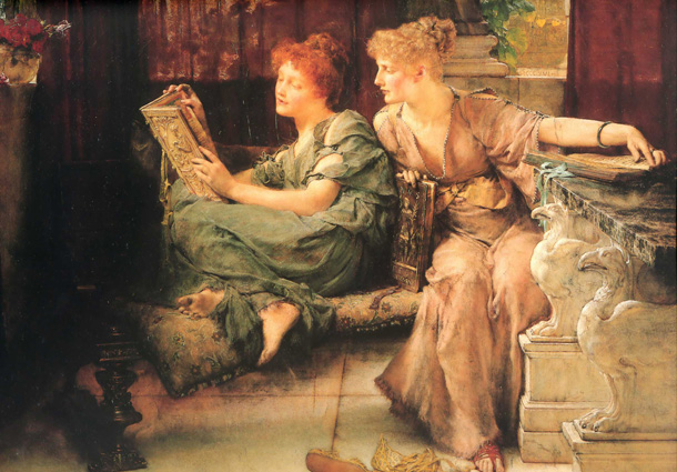 A.Tadema Comparisons  Kanvas Tablo Resim