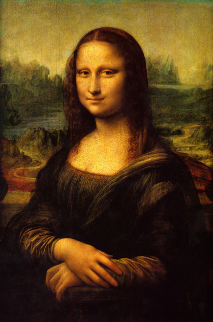 Leonardo Da Vinci Mona Lisa Kanvas Tablo Resim