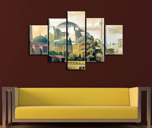  İstanbul Cami Resim Kanvas Tablo