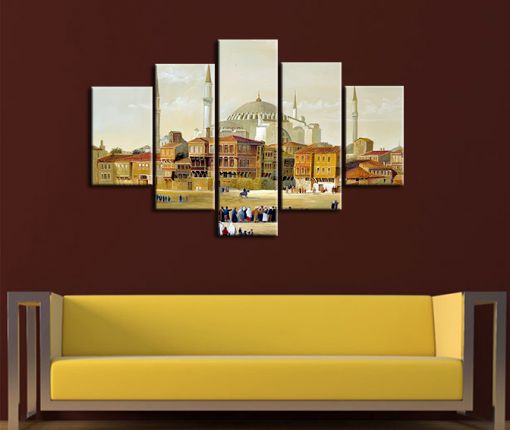  Kanvas Tablo Eski İstanbul Cami