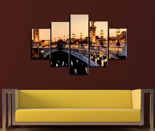  Köprü Manzarası Kanvas Tablo