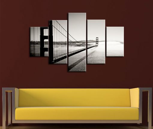  Siyah Beyaz Kanvas Tablo