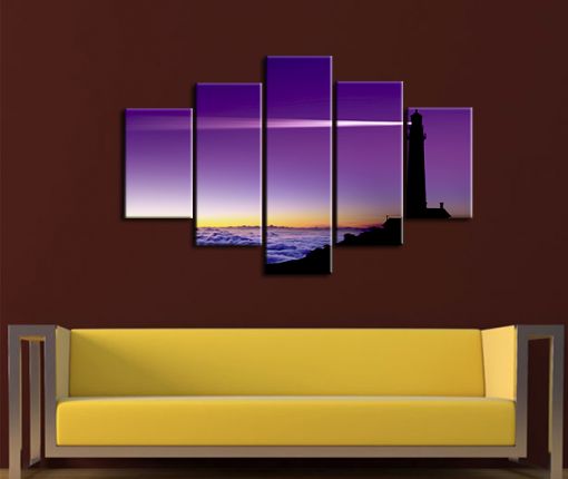  Deniz Feneri Kanvas Tablo