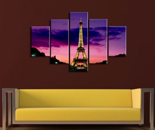  Eyfel Kulesi Kanvas Tablo 